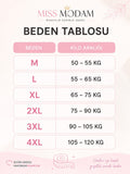 MissModam %100 Doğal Bambu Yüksek Bel Külot